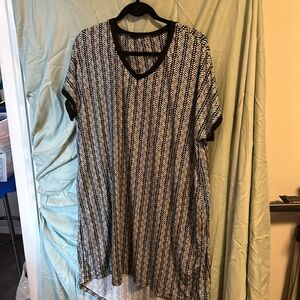 Black and White Nightdress